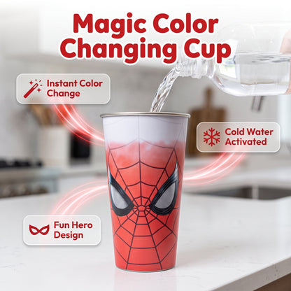 🕷 Spider Hero Color-Changing Tumbler