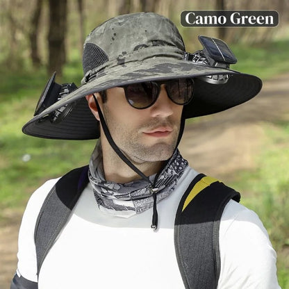 🔥HOT SALE NOW 45% OFF🔥Solar Cooling Sun Hat – Portable Fan Cap