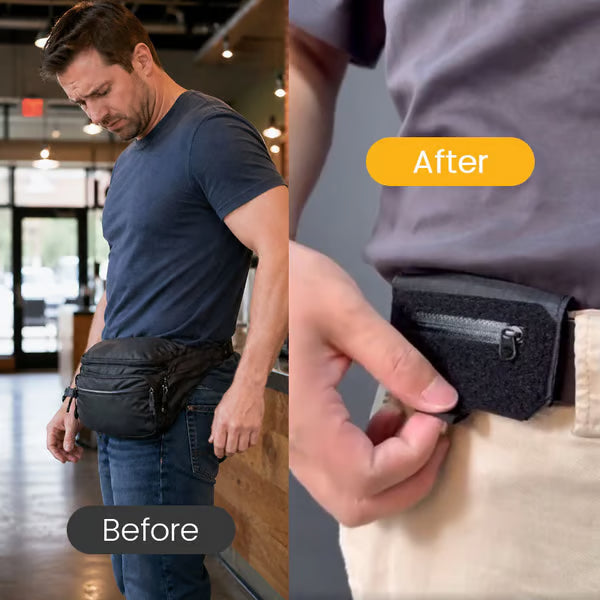 Slim Belt Wallet | The Invisible Wallet That Goes Everywhere