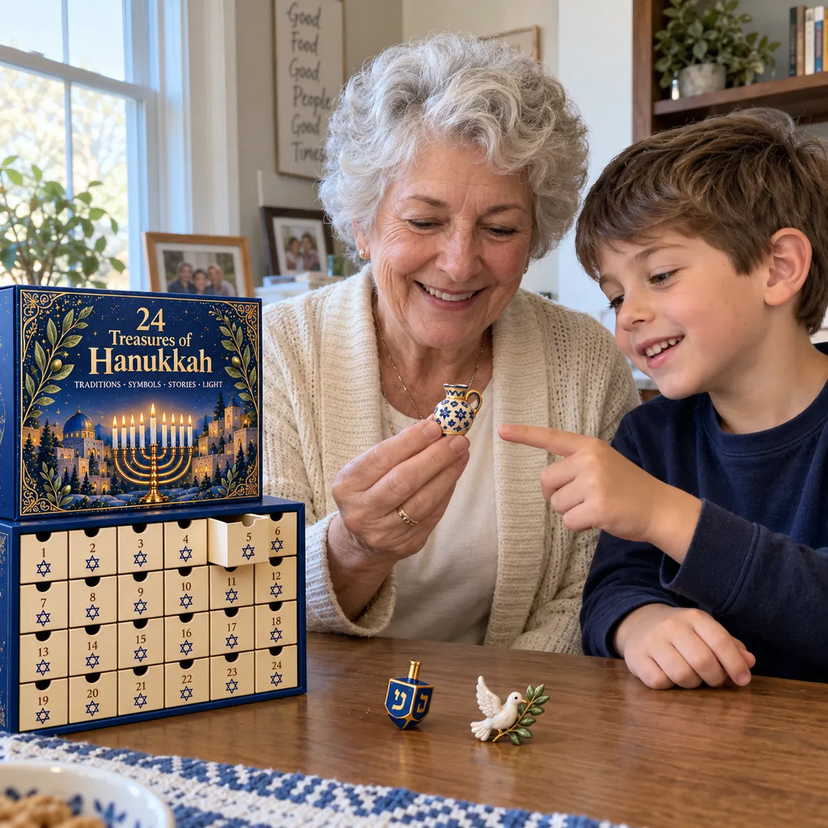 🕎 24 Treasures of Hanukkah | 24 Unique Symbols, Keepsakes & Daily Surprises Inspired by Light, Faith & Tradition ✨