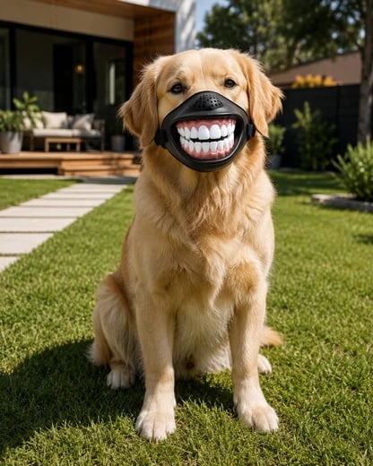 👹Halloween K9 Smile Muzzle