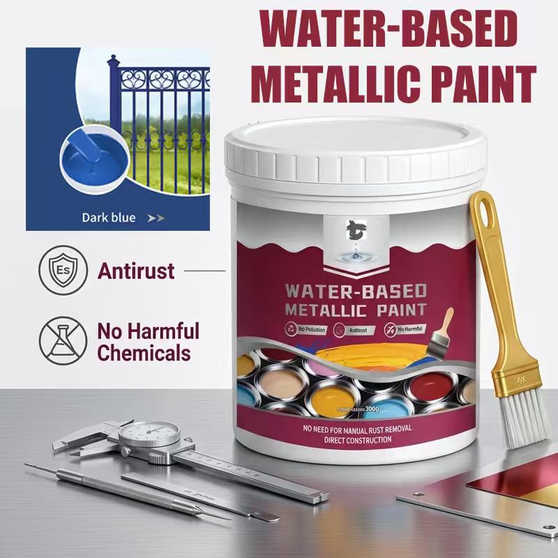 ✨ All-in-One Rust Converter Metallic Paint – Restore & Protect Metal