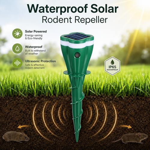 🔥Waterproof Solar Rodent Repeller🔥