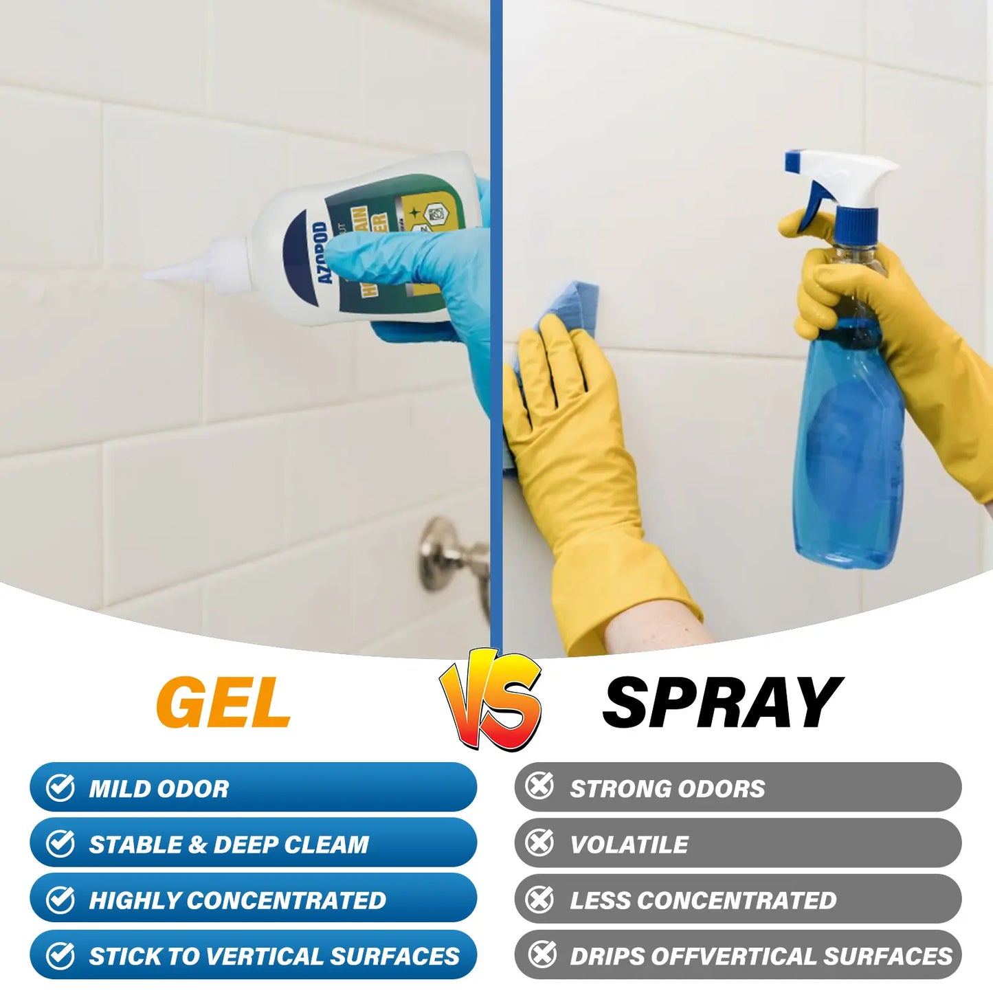 Mold Remover Gel – Heavy Duty Stain Cleaner