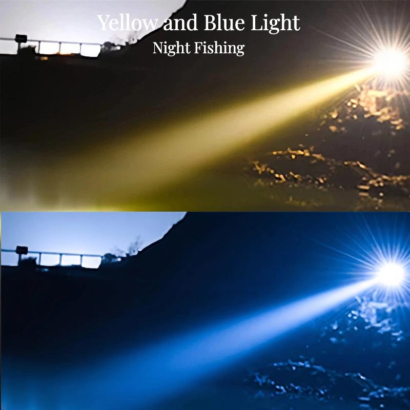 5-in-1 Multi-Color Magnetic Flashlight – USB-C Rechargeable