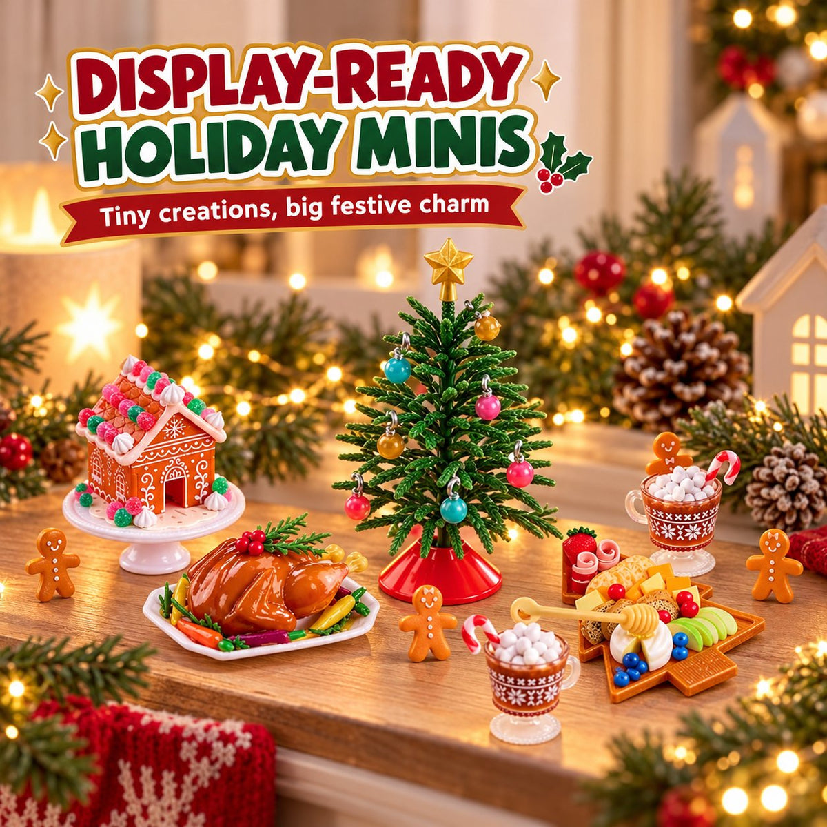 🎄 24-Day Holiday Miniature Advent Calendar | Craft Your Magic