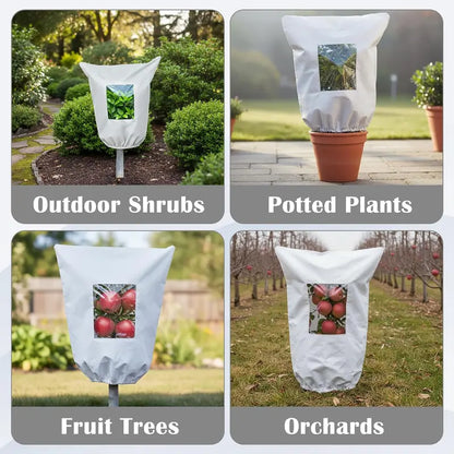 Frost in the Forecast? ❄️ Reusable Plant Protection Cover with Clear Window