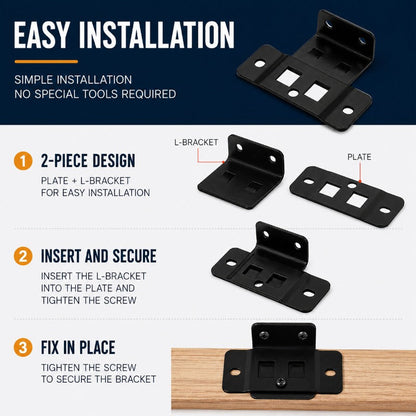 Strong Interlocking Shelf Support