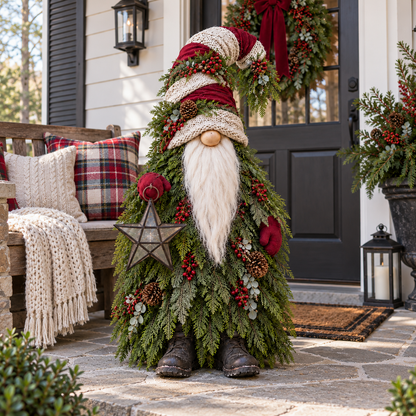Evergreen Star Gnome™ Lighted Christmas Woodland Decor