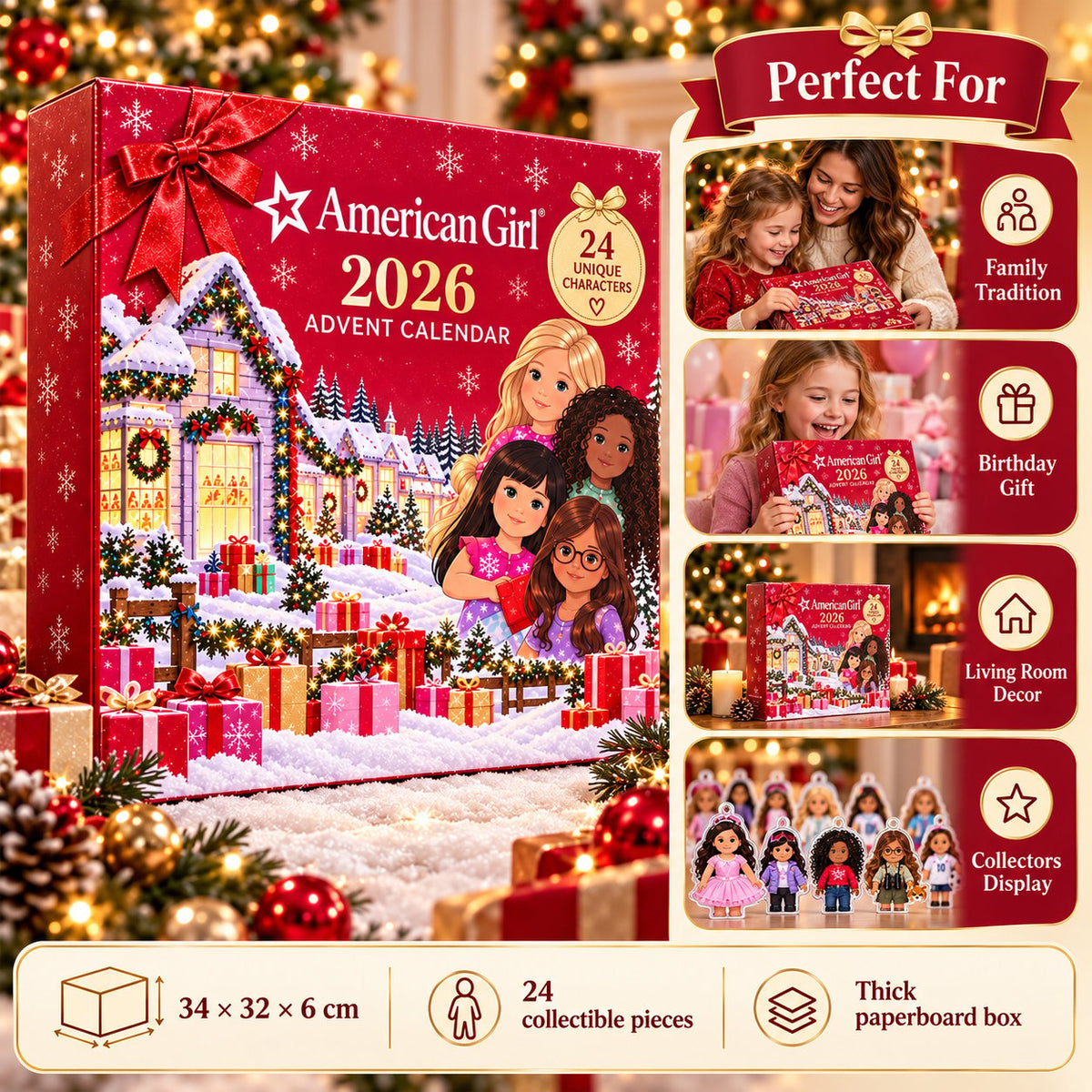Limited Launch Price: 24-Day Pink Advent Calendar with Collector Minis