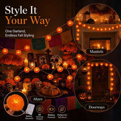 Marigold Flower StringLights