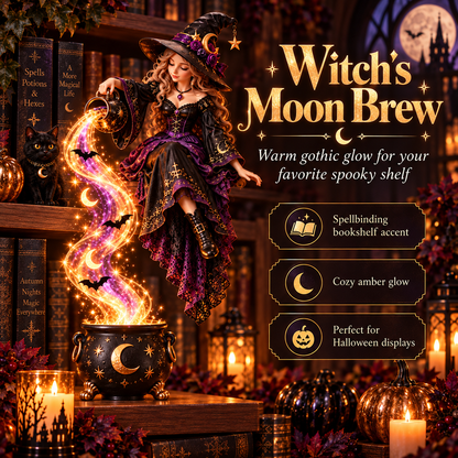 🧙 49% OFF | Witch Cascade Shelf Light – A Magical Glow for Halloween Night ✨