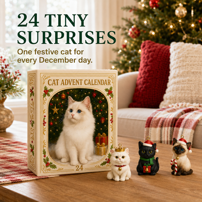 🐱🎄 24-Day Cat Advent Calendar – A New Kitty Surprise Every Day