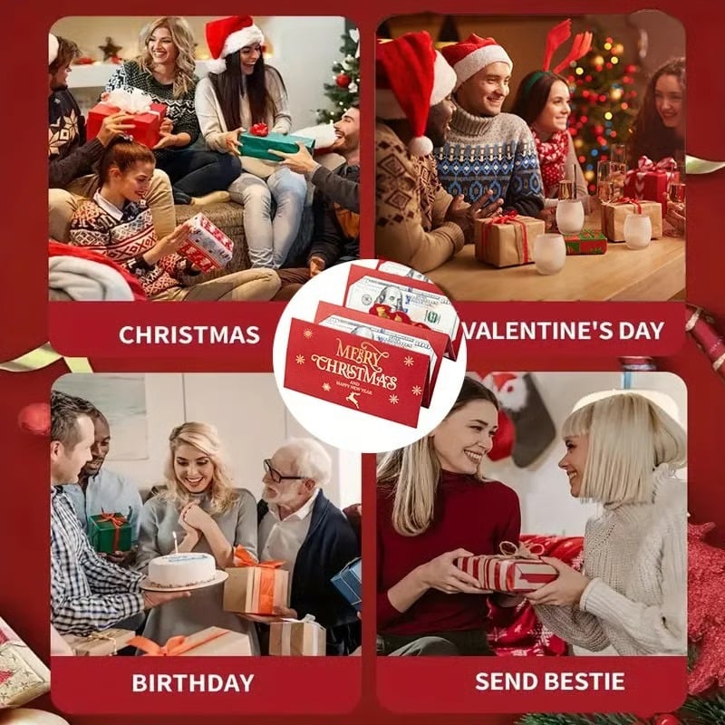 💵✨ Christmas Cash Surprise Envelope – Festive Money Gift Holder