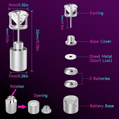 ✨ LED Light-Up Earrings – Make Your Night-Out Look Glow