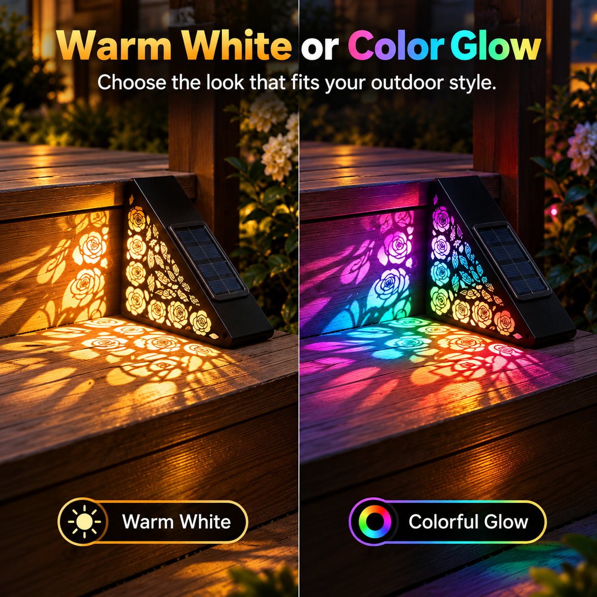 Hot sales 🔥2-Pack Solar Step Lights Outdoor