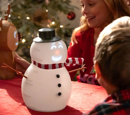 12" Animated Talking Snowman with Speaker & LED