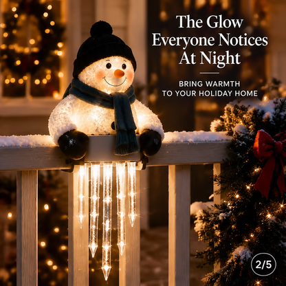 ⛄ Today 49% OFF - WinterGlow Snowman Icicle Light Decor