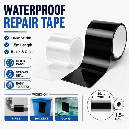 Waterproof Repair Tape – Peel & Stick Seal for Pipes, Hoses & More