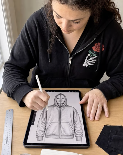 🎭😱Horror Zip-Up Hoodie—Perfect for Horror Fans💀