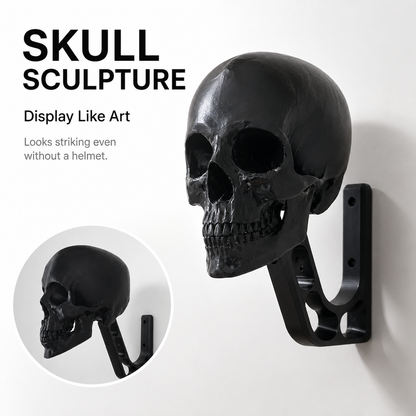 🏍️Skull Motorcycle Helmet Wall Mount
