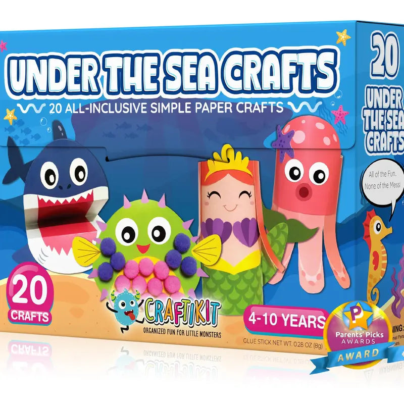 20-in-1 Paper Craft Kit for Kids | Creative DIY Arts & Crafts Box