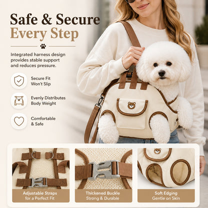 The Ultimate Hands-Free Dog Carrier|Comfortable Support For Every Adventure