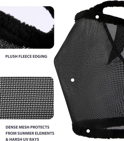 🔥All Round Mesh Horse Fly Mask With UV Protective