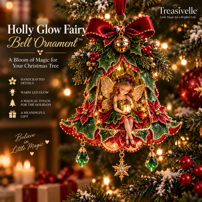 🧚‍♀️✨ Enchanted Fairy Bell Christmas Ornament