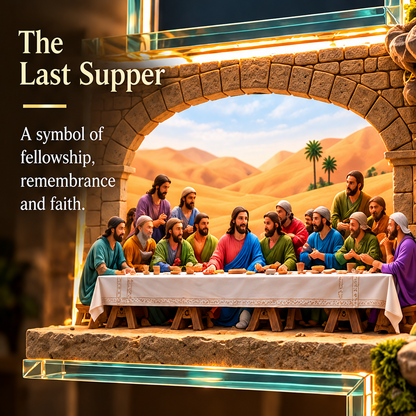 🙏✝️ The Story of Jesus Illuminated Cross ✨ 6 Biblical Scenes & Meaningful Christian Gift