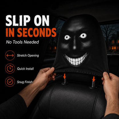🎃 Spooky Car Headrest Covers – Make Every Drive Creepy
