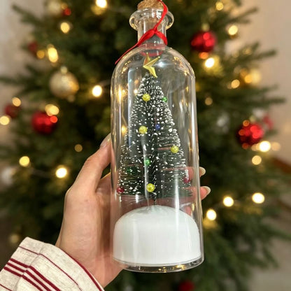 Record Your Voice 🎄 Christmas Tree Message Bottle – 30-Second Keepsake Gift