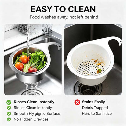 🦢💧Stainless Steel Swan Sink Strainer Basket