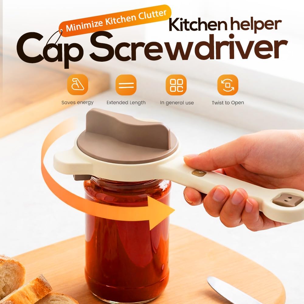 Upgraded 4-in-1 electric jar opener kitchen tool - VNHOMEKITCHEN
