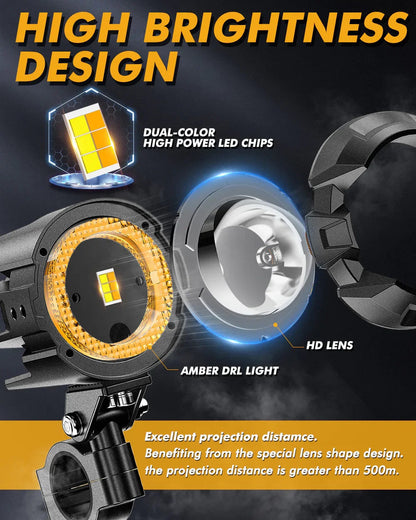 ✨3 Inch Motorcycle LED Spotlight