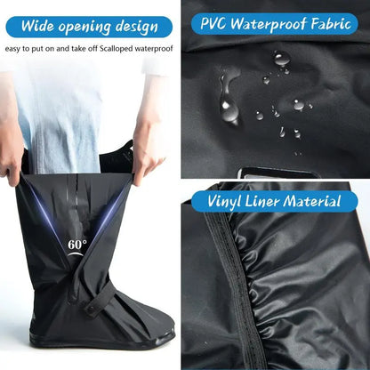 🌧️ Waterproof Rain Boot Covers – Reusable & Foldable Shoe Protection