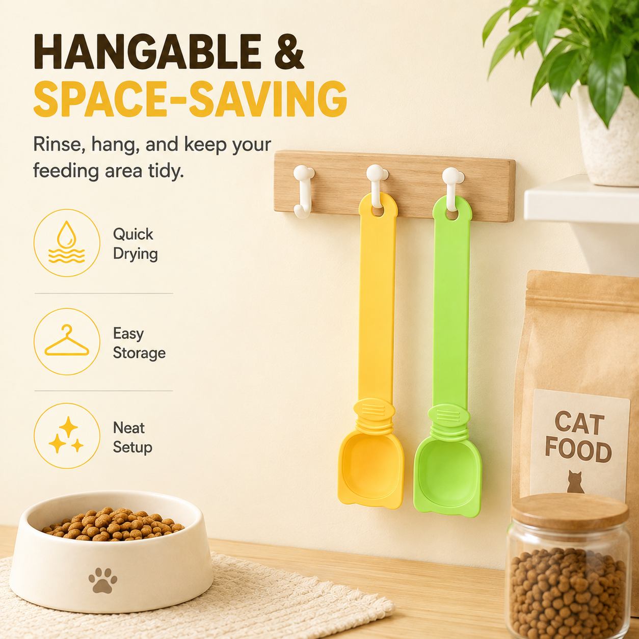 🐱2 Counts Cat Strip Feeders🧼