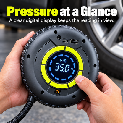 Portable Tire Inflator & Jump Starter – Compact Backup for Every Drive