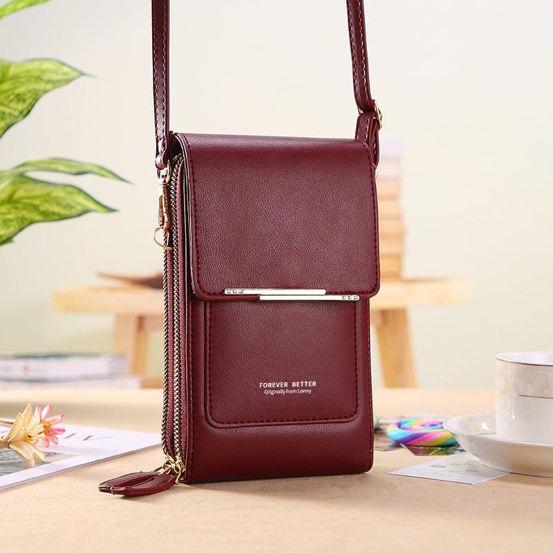 📱 Touchscreen Crossbody Phone Bag – Hands-Free Phone Wallet & Purse