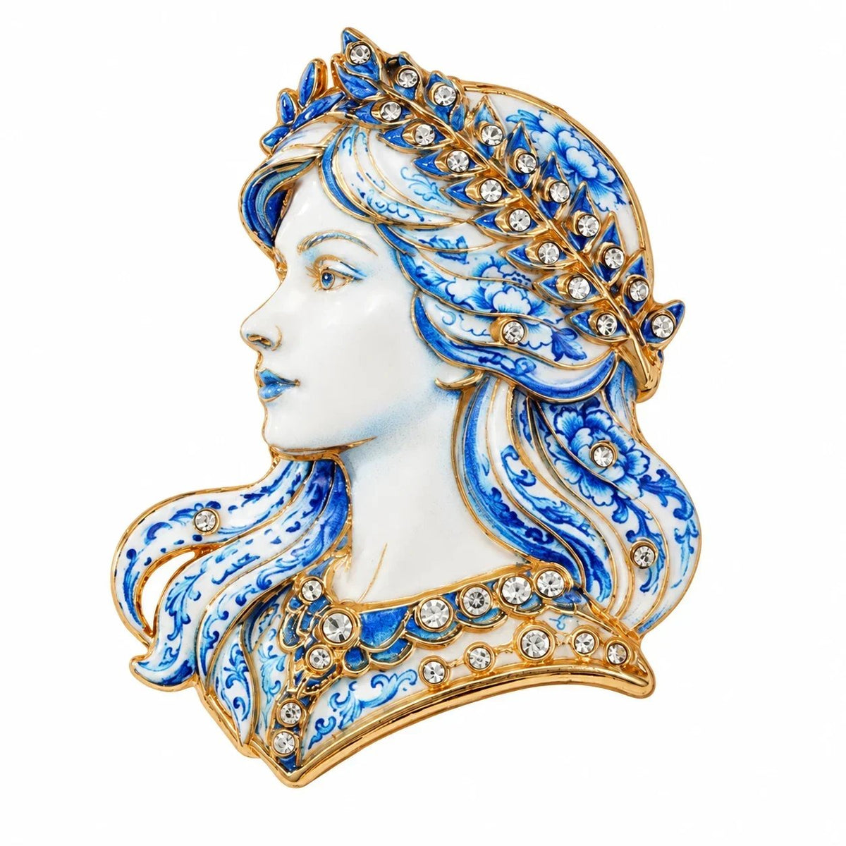 ♈ Luxury Zodiac Enamel Brooch – Colorful Astrology Lapel Pin for Blazers, Coats & Gifts