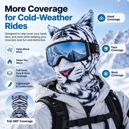 ❄️Animal-Print Ski Balaclava – Goggle & Helmet Friendly, 4 Styles