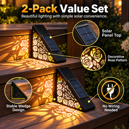 Hot sales 🔥2-Pack Solar Step Lights Outdoor