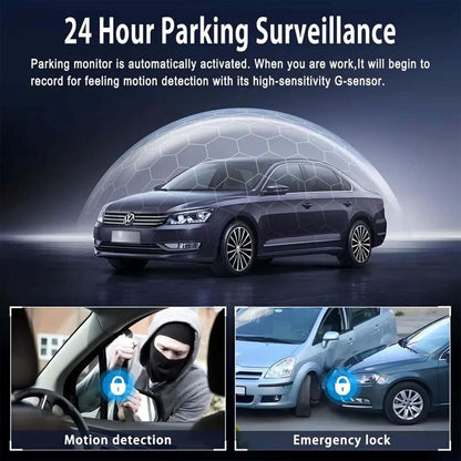 🚗 4-Channel Dash Cam – Multi-View Car Camera with Night Vision & G-Sensor