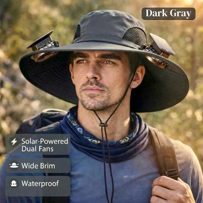 🔥HOT SALE NOW 45% OFF🔥Solar Cooling Sun Hat – Portable Fan Cap