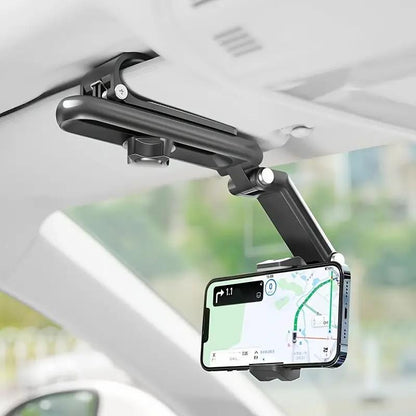 1080° Adjustable Car Sun Visor Phone Holder
