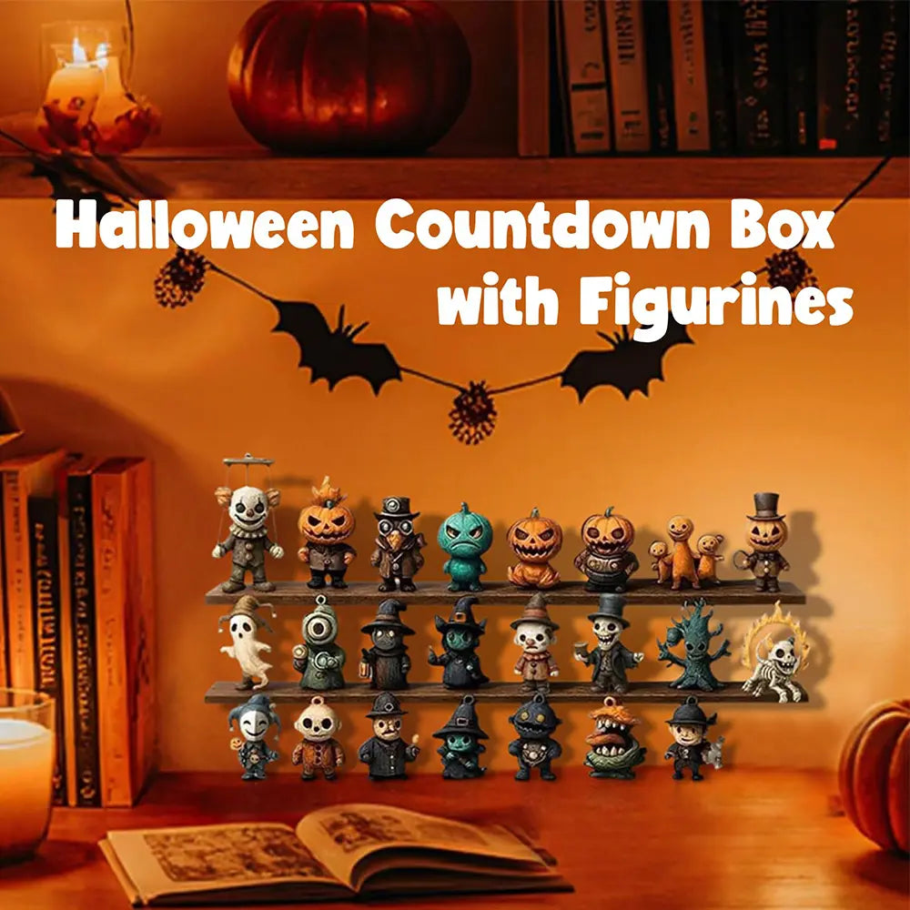 31-Day Halloween Countdown Calendar – Mystery Mini Figurines