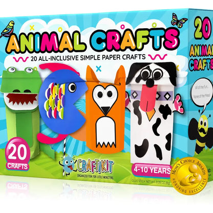 20-in-1 Paper Craft Kit for Kids | Creative DIY Arts & Crafts Box