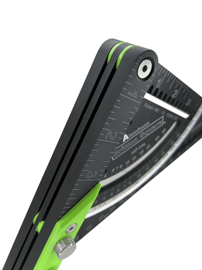 🔥7'' Britton Square-Black/Green-Rafter Square