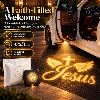 Christian Car Door Projector Light – Faith-Inspired Welcome Glow