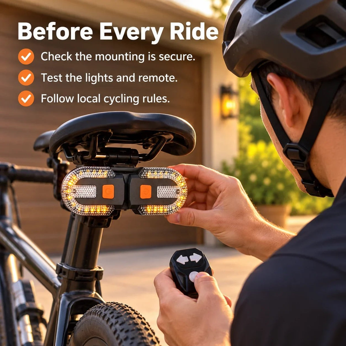 🚲 Bike Turn Signal Light + Remote